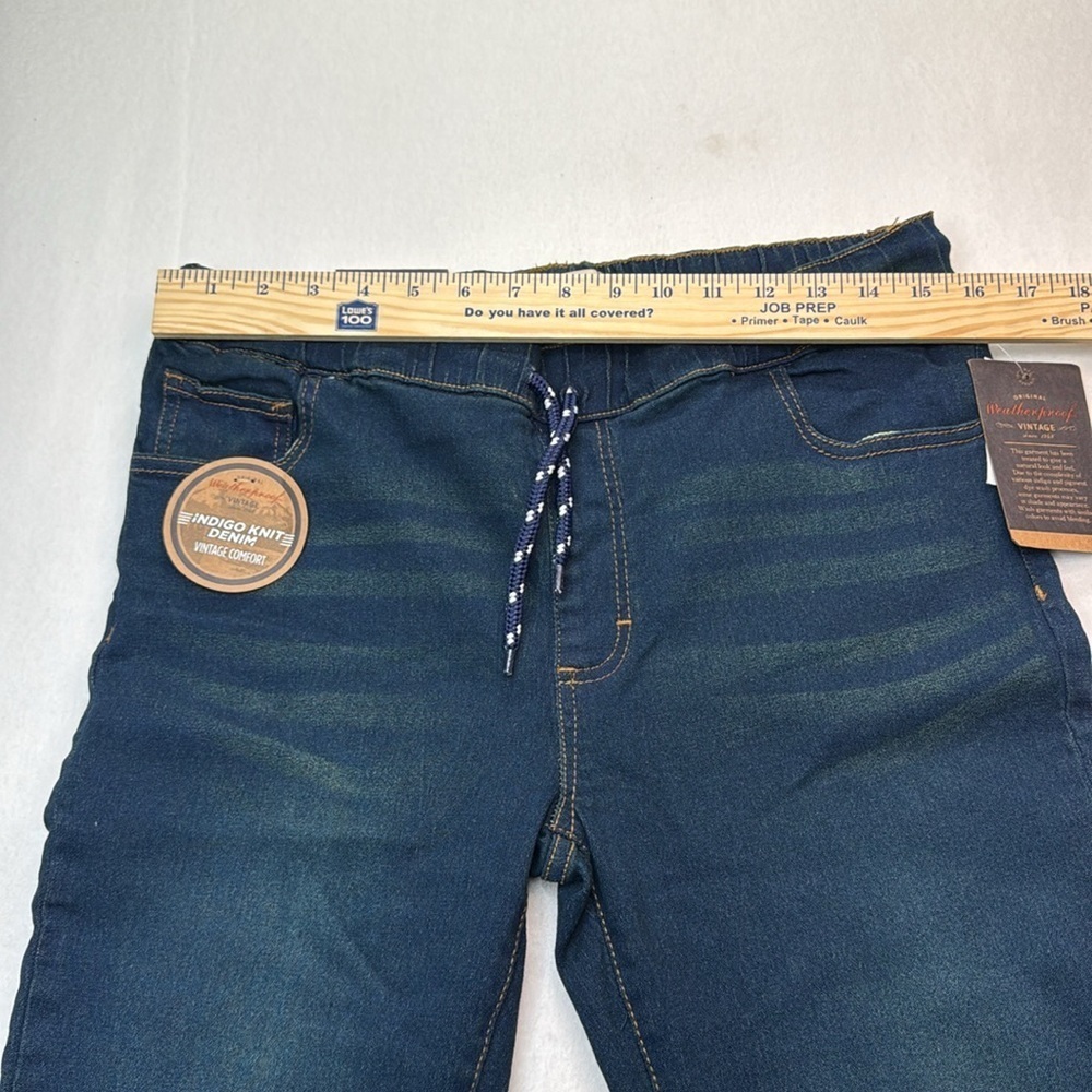 Girls weatherproof vintage pull on denim jeans size XL 16 18 dark wash blue - Picture 4 of 11